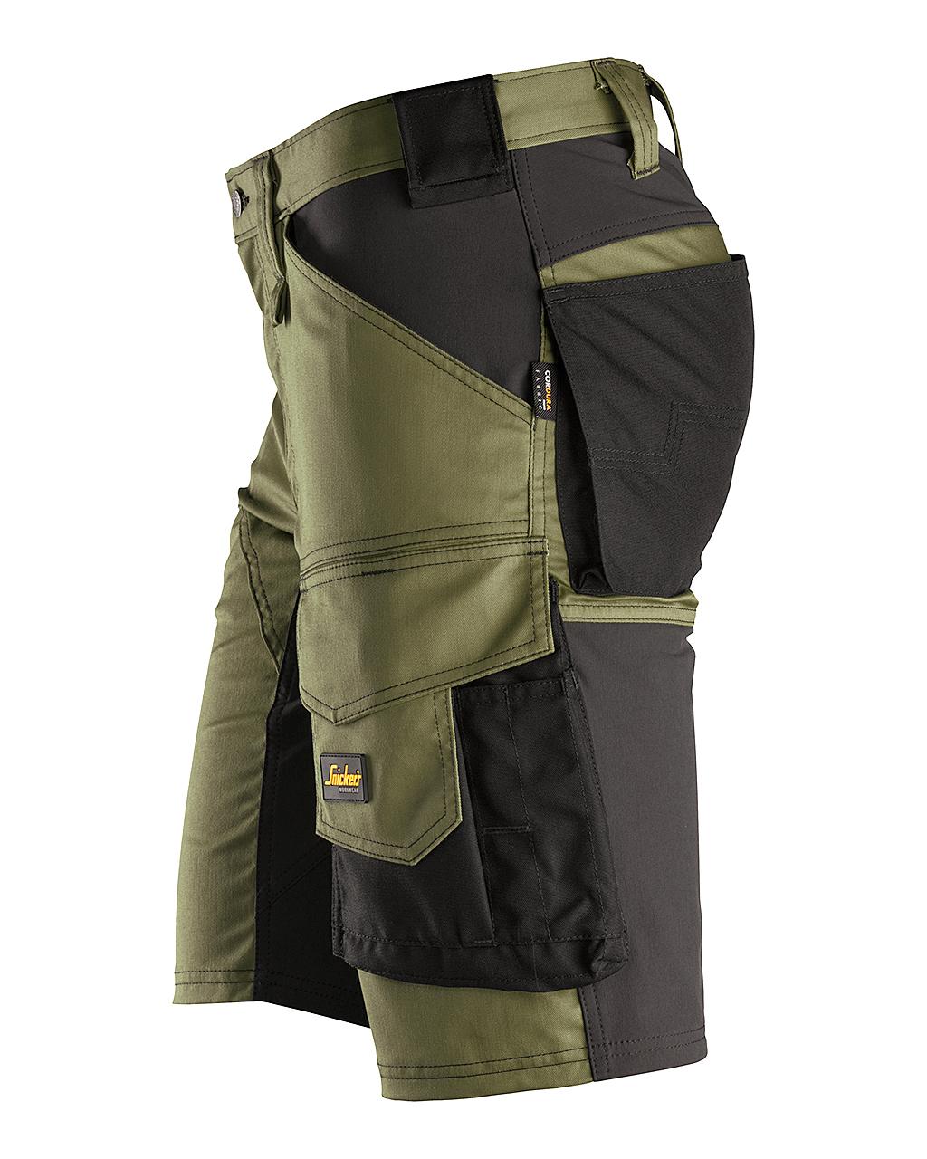 bermouda-6143-allroundwork-stretch-snickers-2myfumf9-khaki-green-black-3104