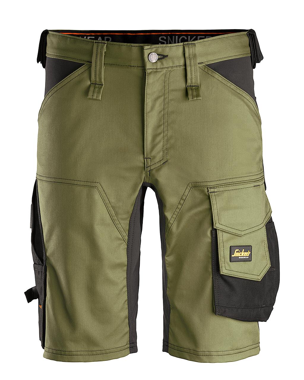 bermouda-6143-allroundwork-stretch-snickers-2zeth2t5-khaki-green-black-3104